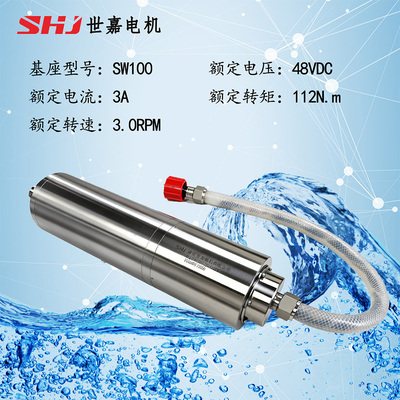 48VDC &nbsp;112N.m 直流无刷深水电机