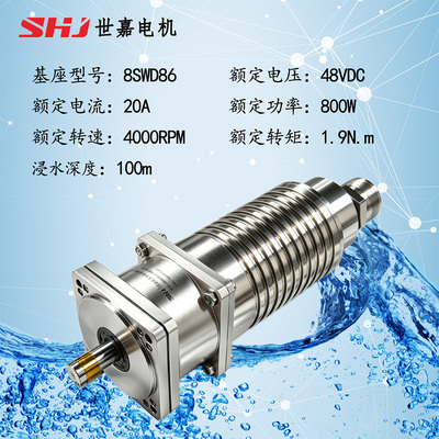 48VDC &nbsp;800W直流无刷深水电机