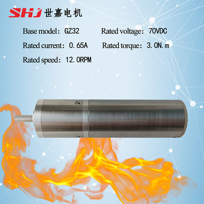 70VDC 3N.m DC Brushed Gear Reduction Motor