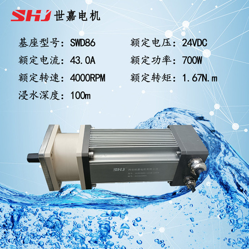 24VDC 700W 深水直流伺服电机