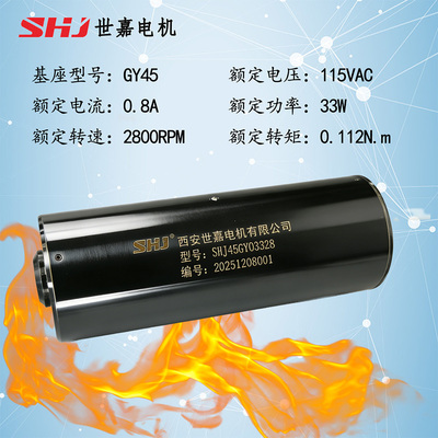 1115VC &nbsp;0.112N.m直流高温异步电机。
