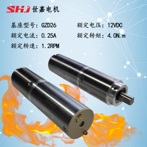 12V  4N.m直流有刷高温电机