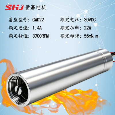 30VDC &nbsp;22W 直流无刷高温电机（可与德国wittenstein电机 MRSR019A-040H型号互换）
